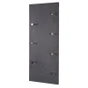Garderobe murale décor granit 7 crochets acier chromé