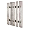 garderobe murale effet bois vintage 10 crochets