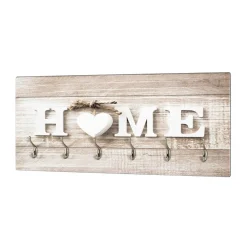 Garderobe murale en MDF avec impression par Ultra Violet Home avec 6 crochets en optique inox