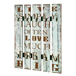 Garderobe murale Live bleu 10 crochets