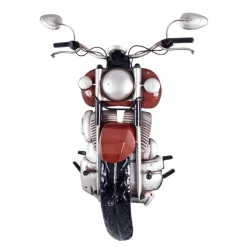 Garderobe murale vintage Moto rouge 3 crochets