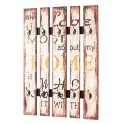 Garderobe murale vintage Home multicolore 10 crochets