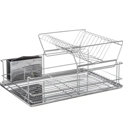 Égouttoir en Inox à 2 Niveaux