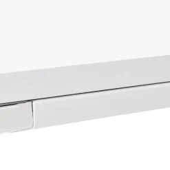 Grand bureau de direction en angle 'XLINE' en bois blanc