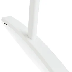 Grand bureau droit 'CRYPTO' en bois finition Noyer