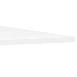 Grand bureau pliable 'FLEXO' blanc sur roulettes