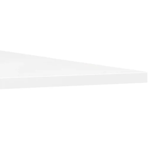 Grand bureau pliable 'FLEXO' blanc sur roulettes