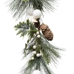 Guirlande de Noël décorée