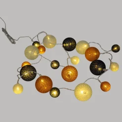 Guirlande LED Multicolore en coton