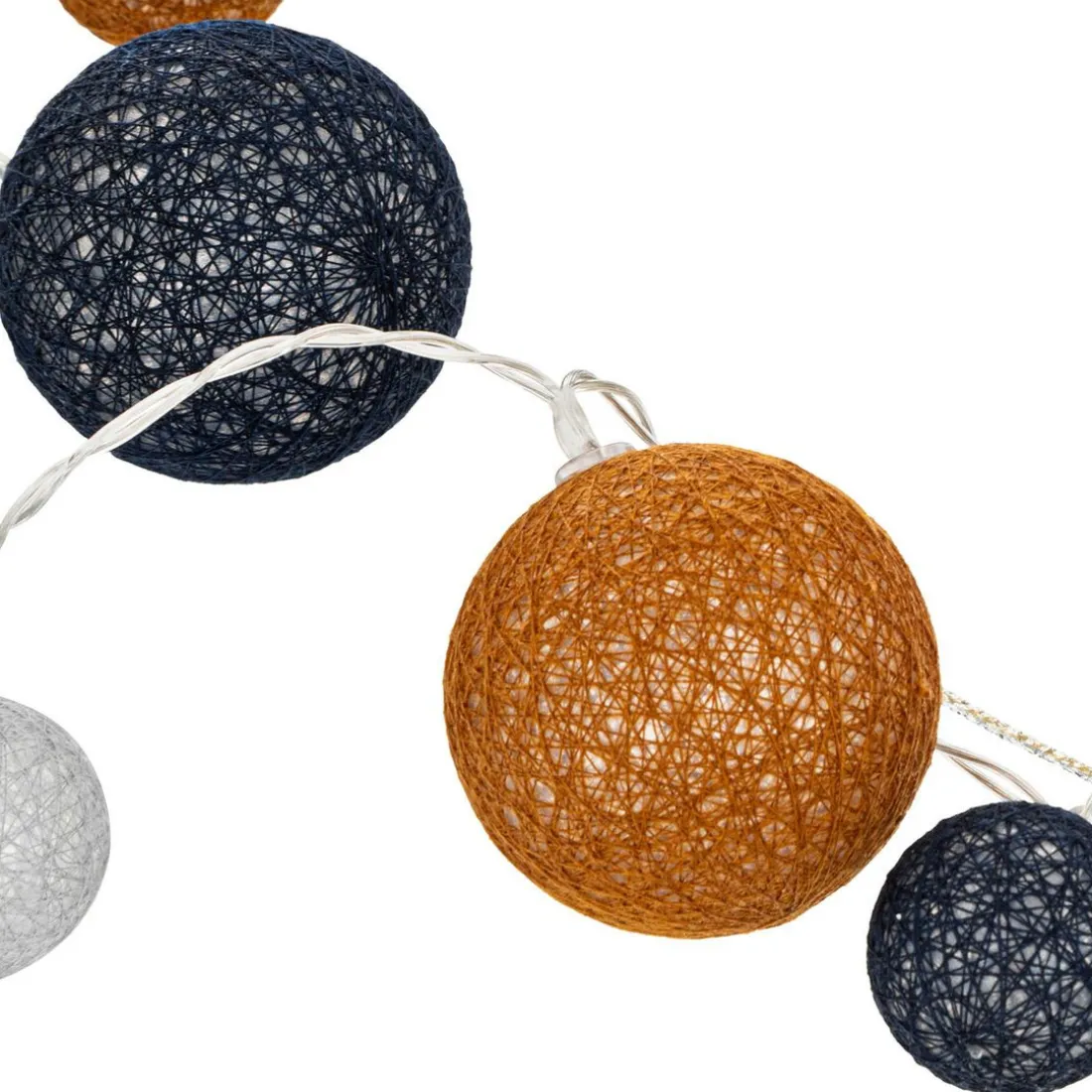 Guirlande LED Multicolore en coton