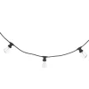 Guirlande LED outdoor secteur L520cm noir