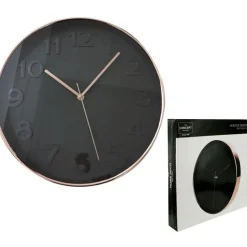 Horloge Ronde Noire Et Cuivre D30 SANDUHR