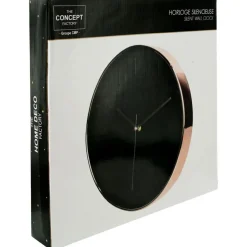 Horloge Ronde Noire Et Cuivre D30 SANDUHR