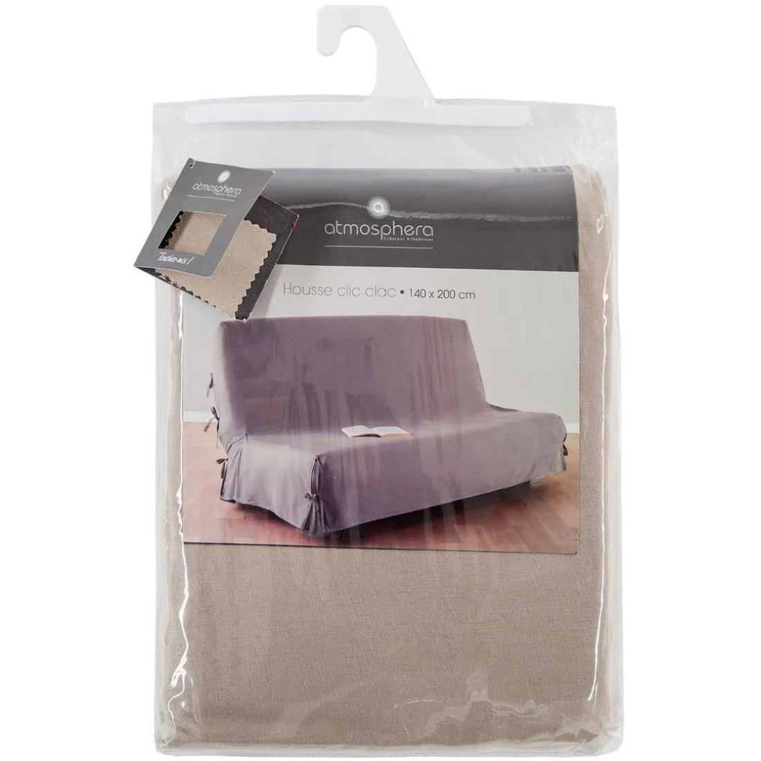 Housse de clic clac 140x200 - lin