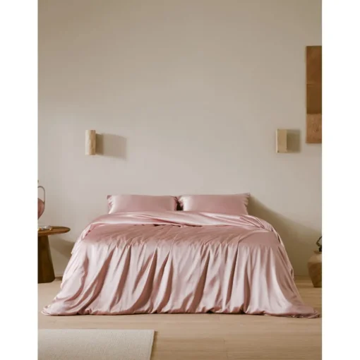 Housse de Couette en Soie Luxueuse Sans Couture
