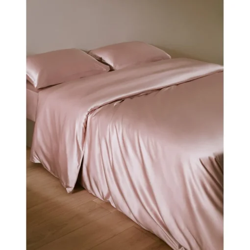Housse de Couette en Soie Luxueuse Sans Couture