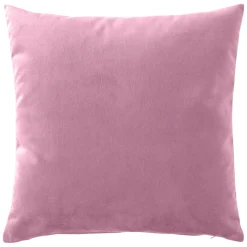 Housse de coussin lin lavé - rose