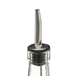 Huile / vinaigre en verre et bambou