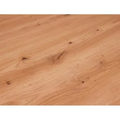 Ilot de cuisine JULINA blanc / Chêne Artisan