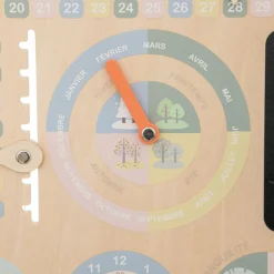 Jeu calendrier Marron en hêtre