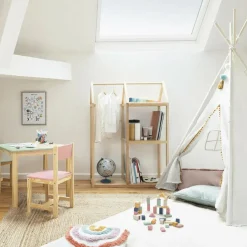 Jeu Cube Construction en Bois 50 pièces