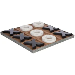Jeu morpion en bois 35X35X2,9