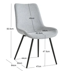 La chaise KOGE design scandinave marron