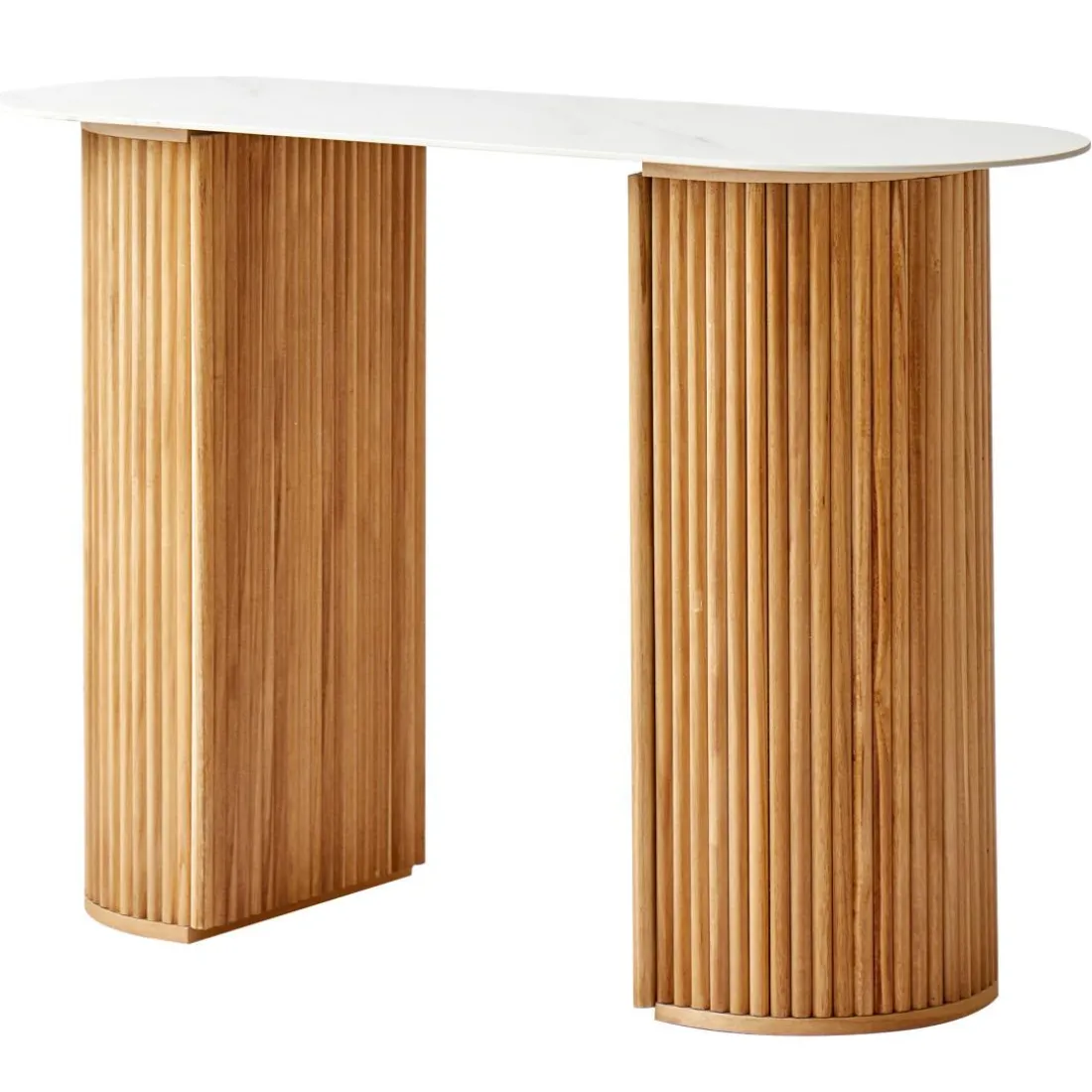 La console PIREUS design scandinave et sa structure en bois massif
