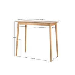 La table de bar TRADITION design rustique et épuré 4 personnes