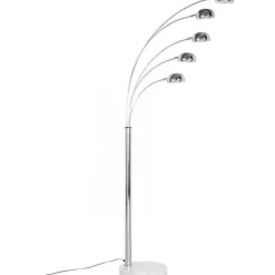 Lampadaire 5 Arcs chrome