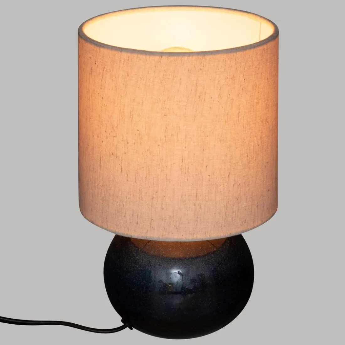 Lampadaire arc bleu en coton