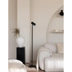 Lampadaire bambou Java noir