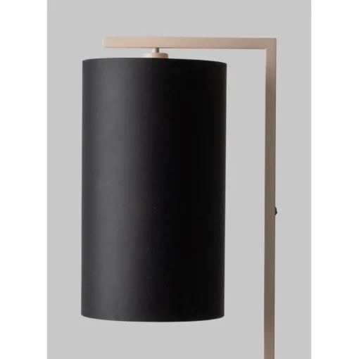 Lampadaire Boston sable abat-jour noir
