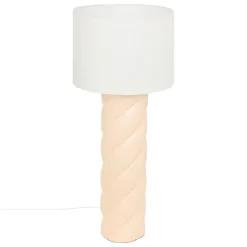 Lampadaire Noly céramique Beige