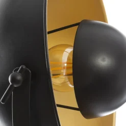 Lampadaire Trépied Loft Noir Lahti