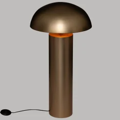 Lampe à Poser Cylindrique H100 CHAMPI Métal Doré