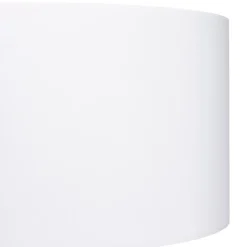 Lampe à poser design 'SPRING MINI' avec abat-jour blanc et trépied noir