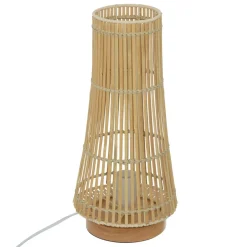 Lampe à poser en Bambou Mahe Naturel H38