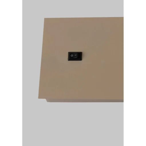 Lampe de table Boston sable abat-jour lin clair