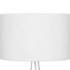 Lampe en coton H43,5cm blanc