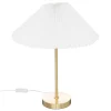 Lampe H47cm en métal blanc