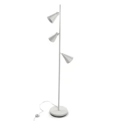 Lampe Sur Pied 3 Spots MIRA Blanche