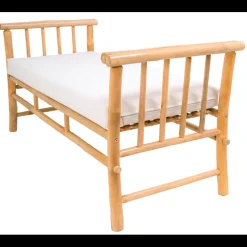 Le banc DILI avec son design scandinave en bois massif et tissu etanche