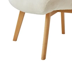 Le fauteuil de salon MALMO design scandinave beige