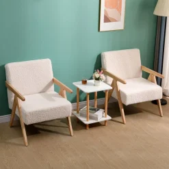 Le fauteuil de salon SANTAREM design scandinave