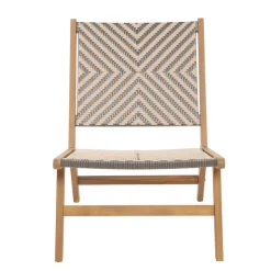 Le fauteuil intérieur extérieur en acacia massif AGUILARES au style scandinave