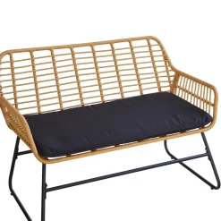 Le salon de jardin DANANG style scandinave et sa couleur noire intemporelle