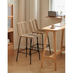 Le tabouret BANGKOK design moderne et son élégant alliage de matières