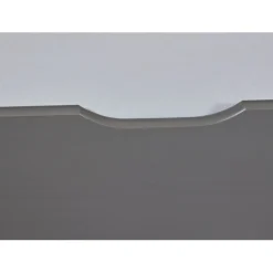 Lit à Tiroirs 90x200cm Gris LENA