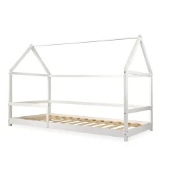 Lit cabane pour enfant Revanou Bois Blanc